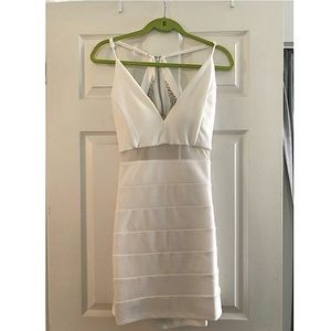 Never worn white body con party dress!!!